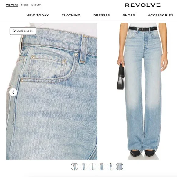 GRLFRND Brooklyn High Rise Straight Jeans, 28